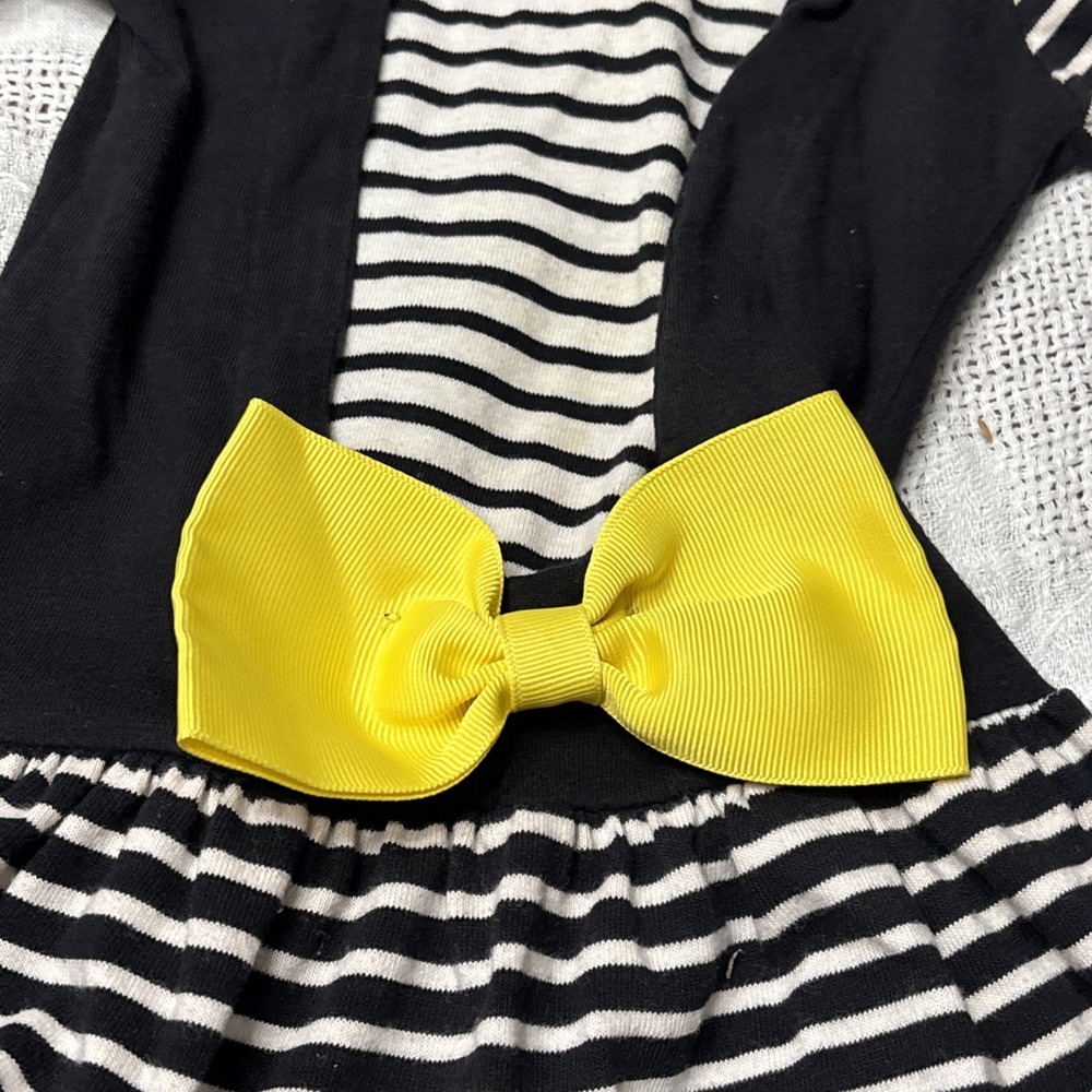Buster Brown vintage 1980s toddler long sleeve girl dress 2T with bow - Picture 9 of 16